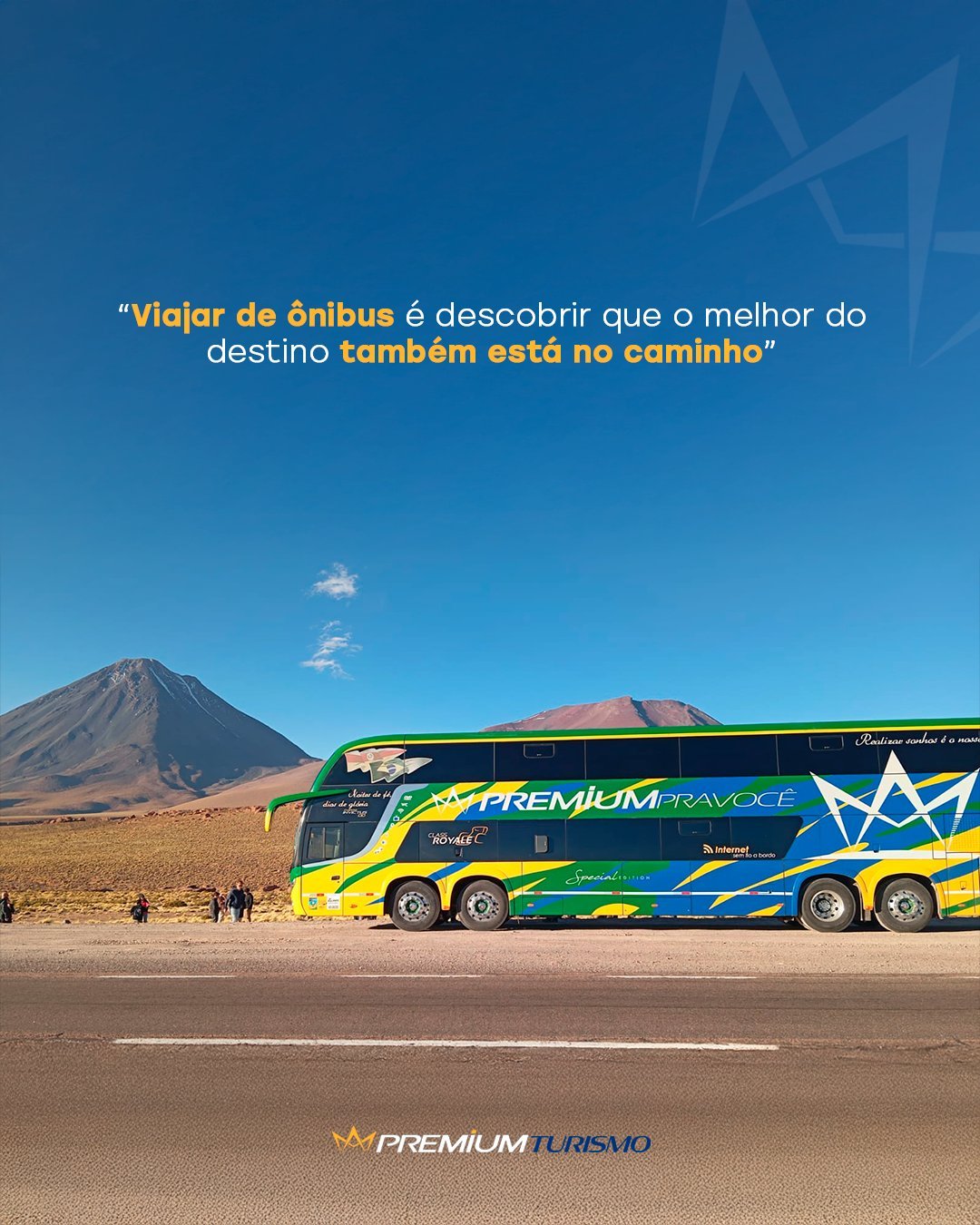 Interior do ônibus Premium